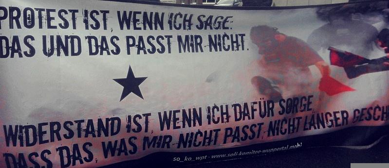 Knäste sind monströs. Weg damit! Demonstrationsbericht